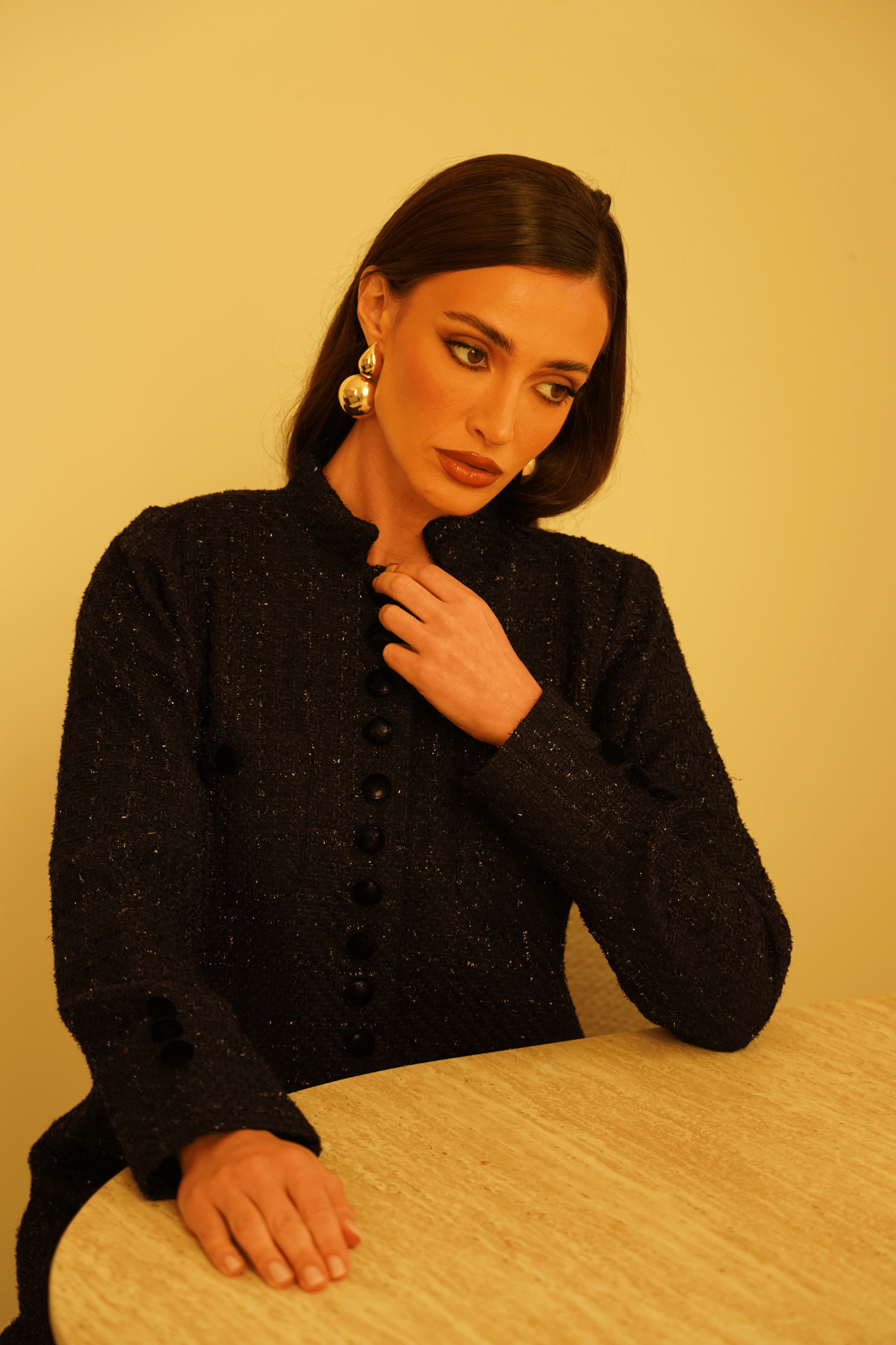 SEREN TWEED - abaya | حصه لاين