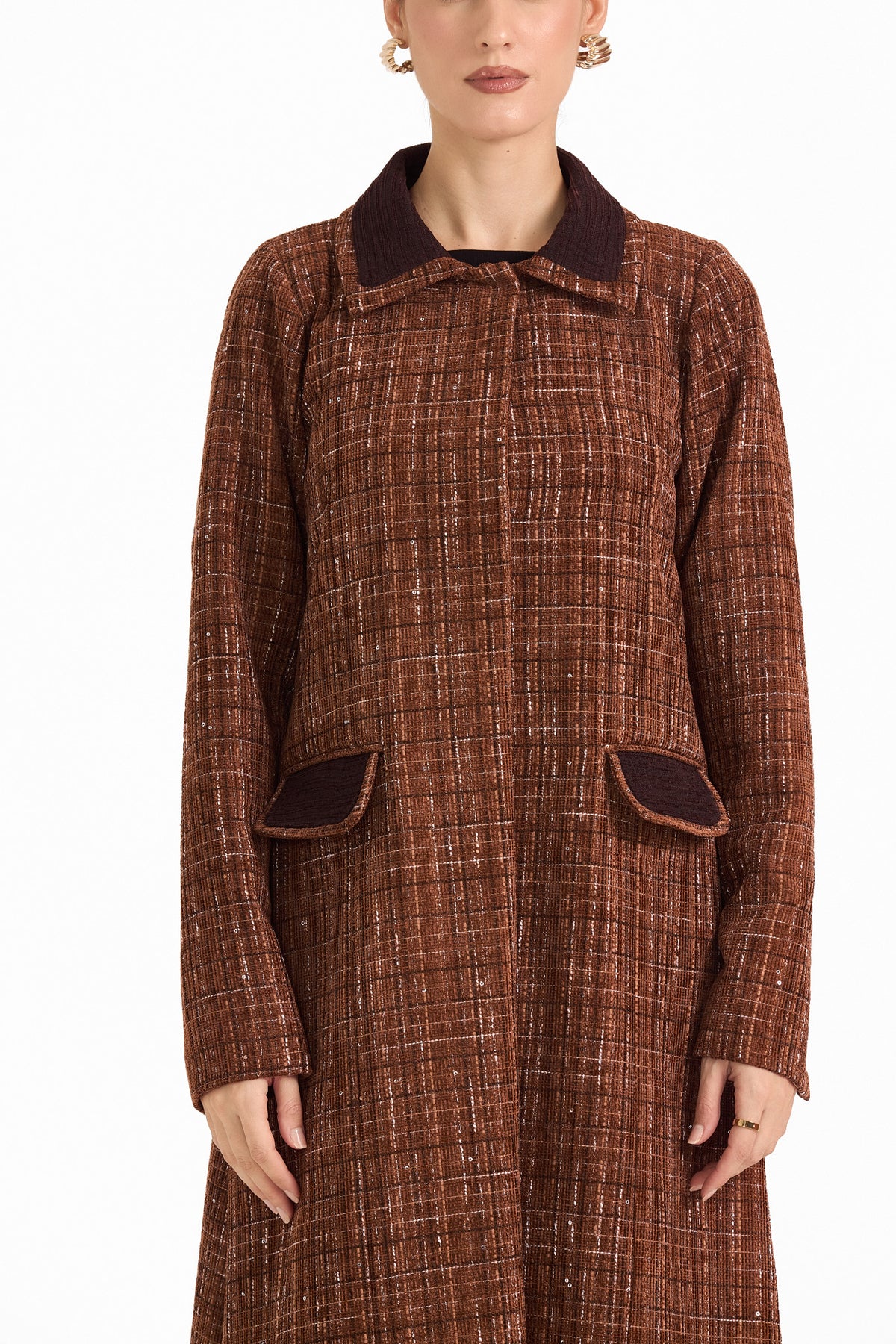 Hissa Line Look 12 — garment detail