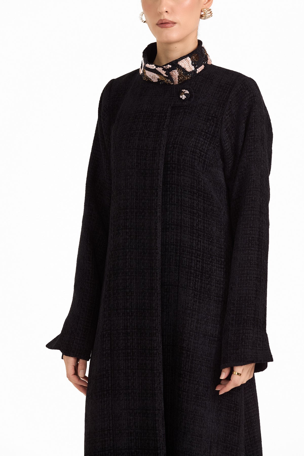 Hissa Line Look 14 — garment detail