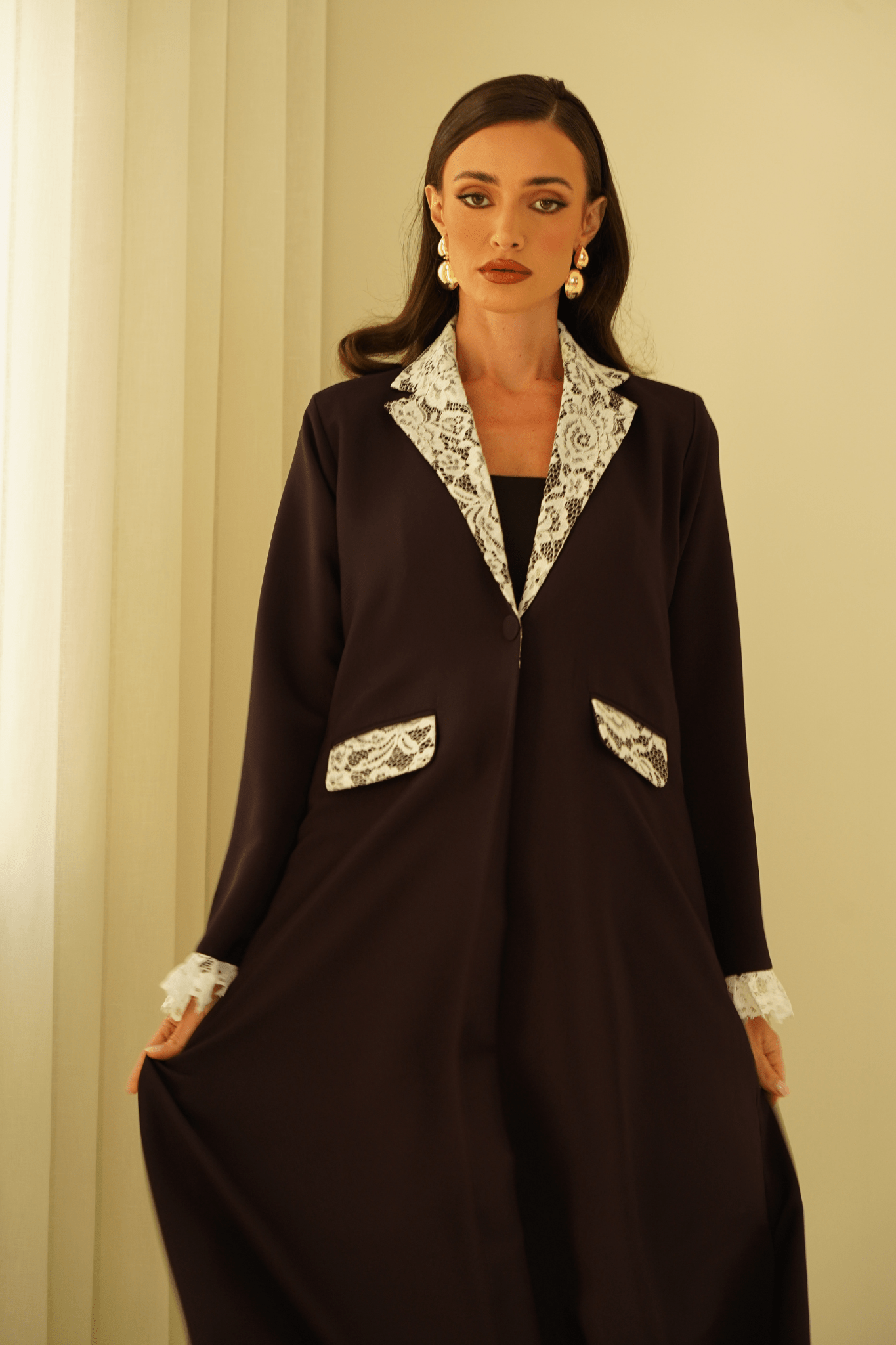 LUNA LACE - abaya | حصه لاين