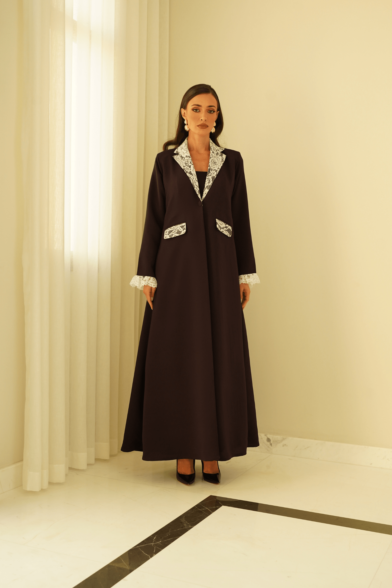 LUNA LACE - abaya | حصه لاين