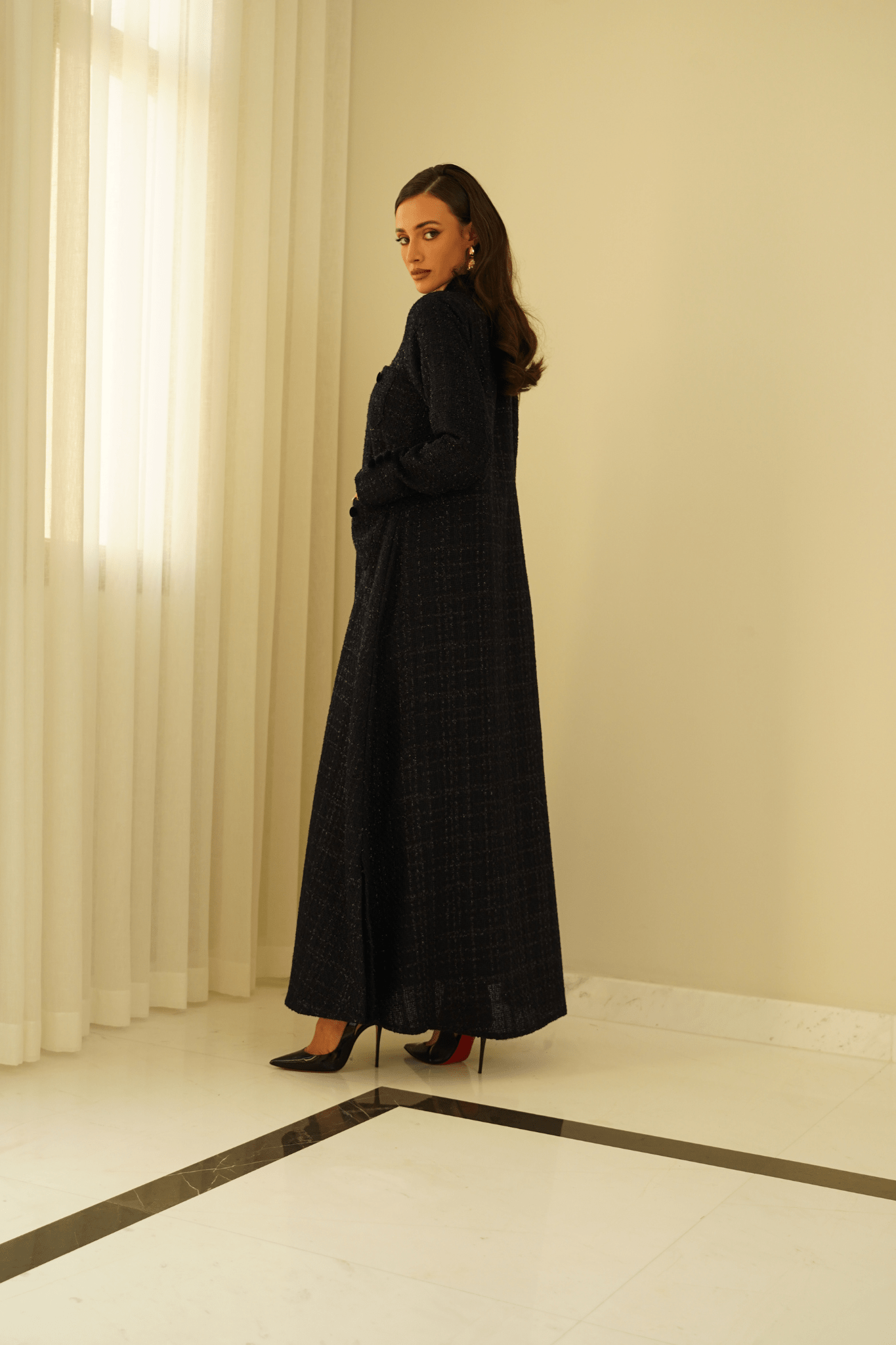 SEREN TWEED - abaya | حصه لاين